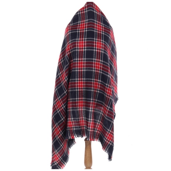 Plaid blanket scarf ๐๐๐ป NWT - Picture 3 of 5